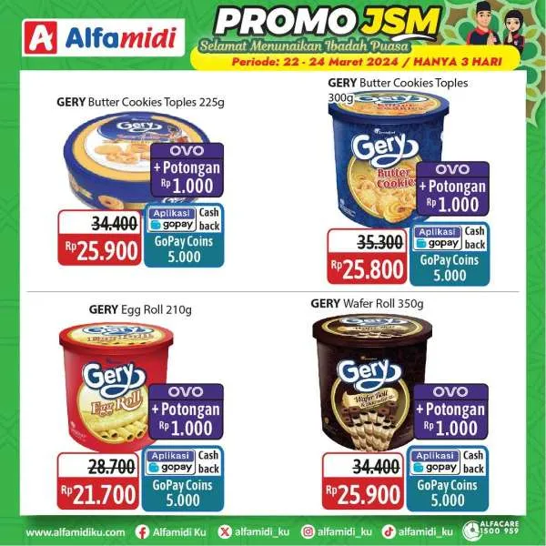 Promo JSM Alfamidi Hanya 4 Hari Periode 21-24 Maret 2024