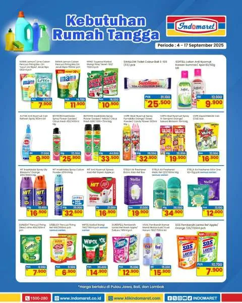 Promo Indomaret Super Hemat Periode 4-17 September 2025
