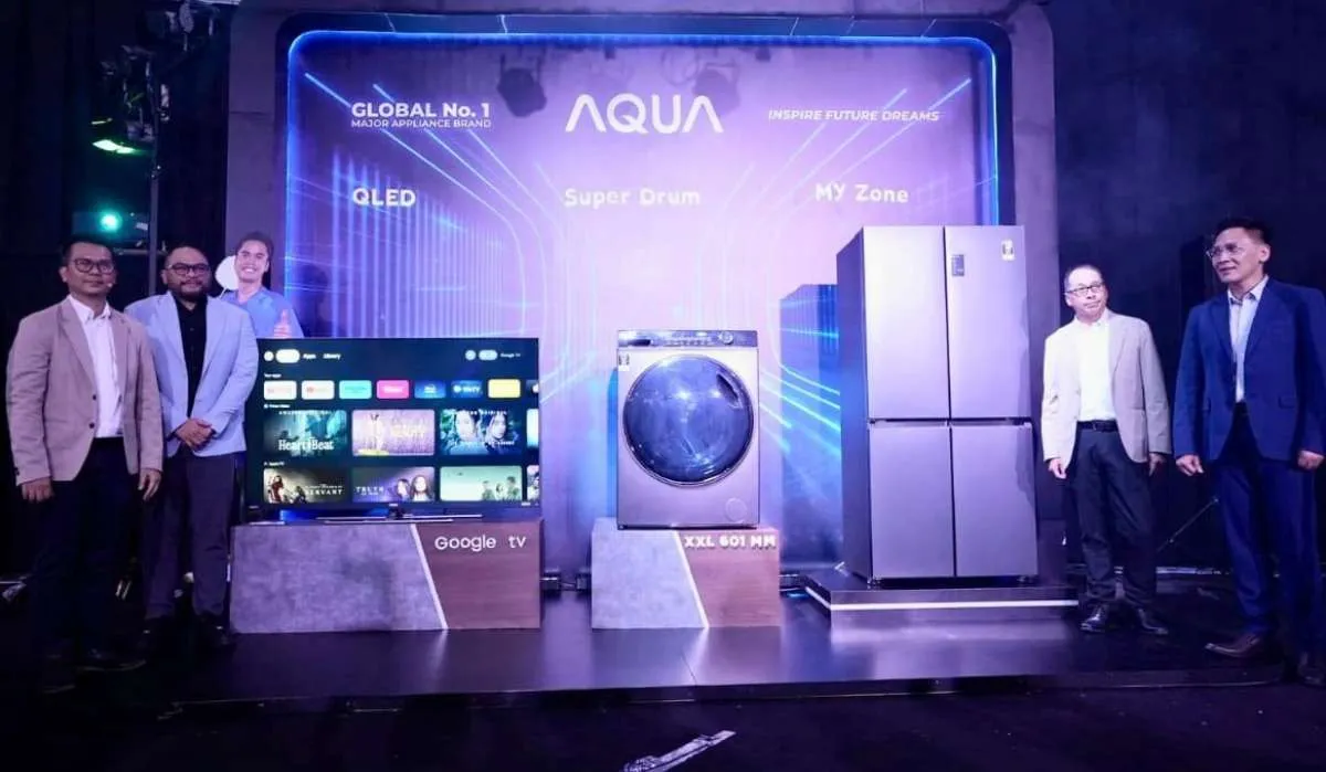 Menyasar Pasar Premium, AQUA Elektronik Luncurkan Kulkas Dua Pintu, Ada 18 SKU