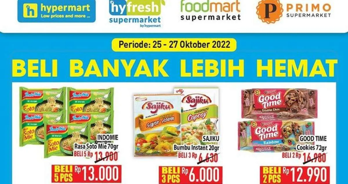 Promo Hypermart Sampai Kamis 27 Oktober 2022, Beli Banyak Lebih Hemat!