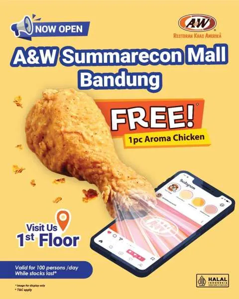 Promo A&W Summarecon Mall Bandung