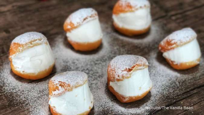 Resep dan Cara Membuat Donat Milk Cream Ala Korea, Lembut dan Lumer di Mulut