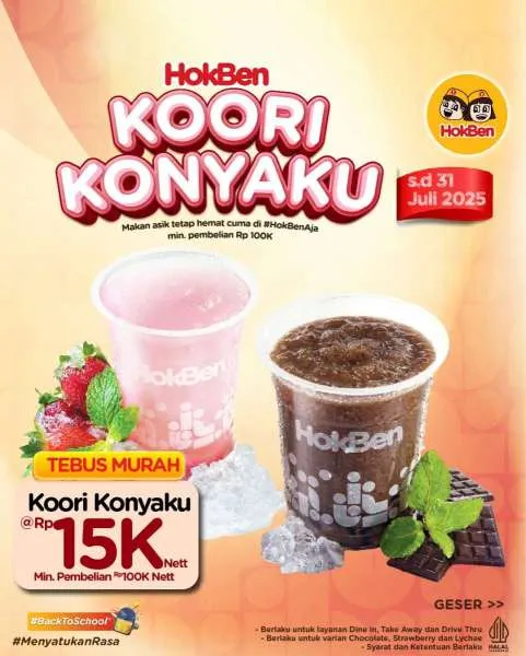 Promo HokBen Tebus Murah Koori Konyaku