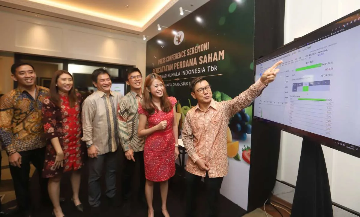 Resmi Tercatat di Bursa, Saham Segar Kumala Indonesia (BUAH) Melesat 24,74%