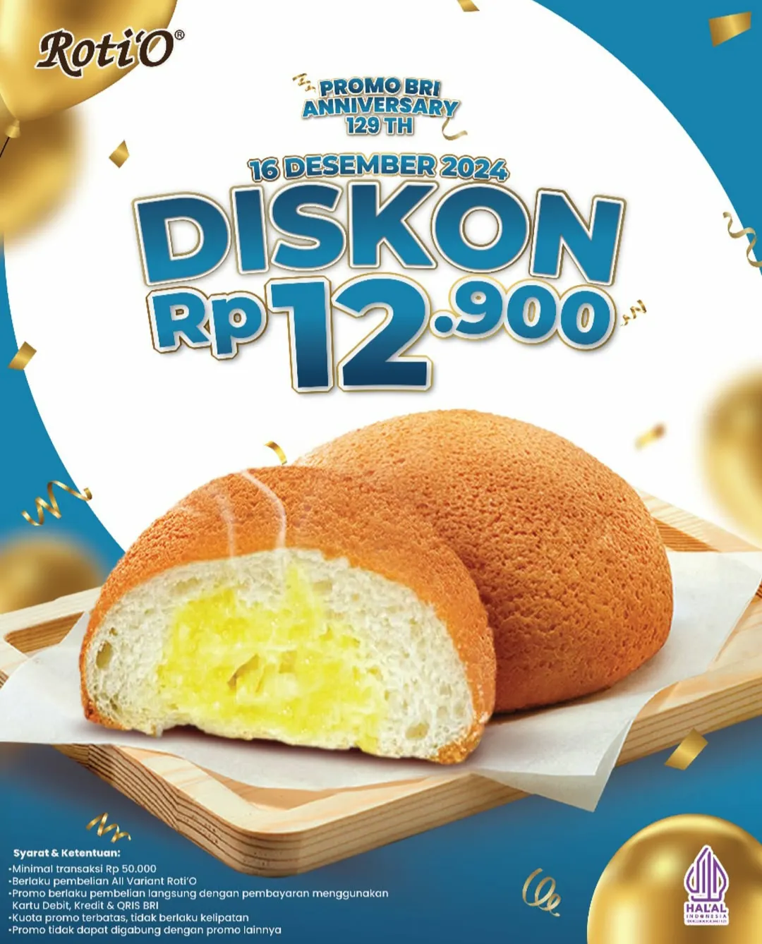 Promo HUT BRI ke-129 di RotiO