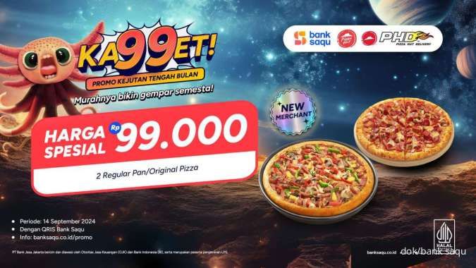 4 Promo Ka99et Makanan Serba Rp 99.000 di Pizza Hut, Shaburi, Super Yakiniku, Godiva