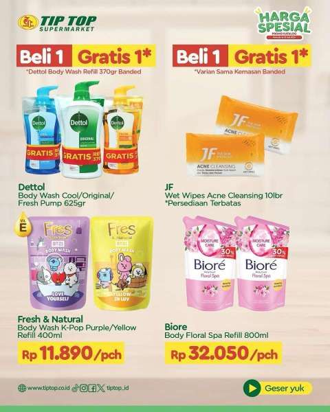 Promo Tip Top 16-31 Juli 2024 Harga Spesial