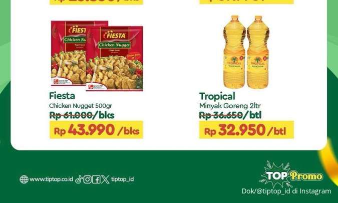 Promo Minyak Goreng di Tip Top, Indomaret-Alfamart, dan Superindo Weekend September