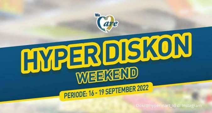 Promo JSM Hypermart 16-19 September 2022, Hyper Diskon Weekend Selama 4 Hari