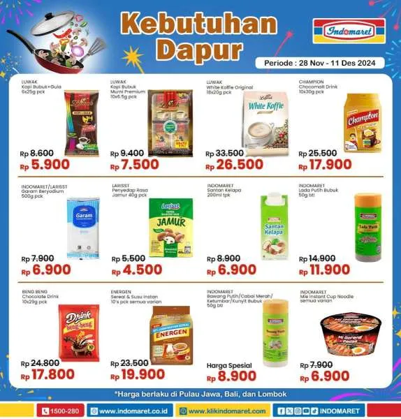 Promo Indomaret Super Hemat Periode 28 November-11 Desember 2024