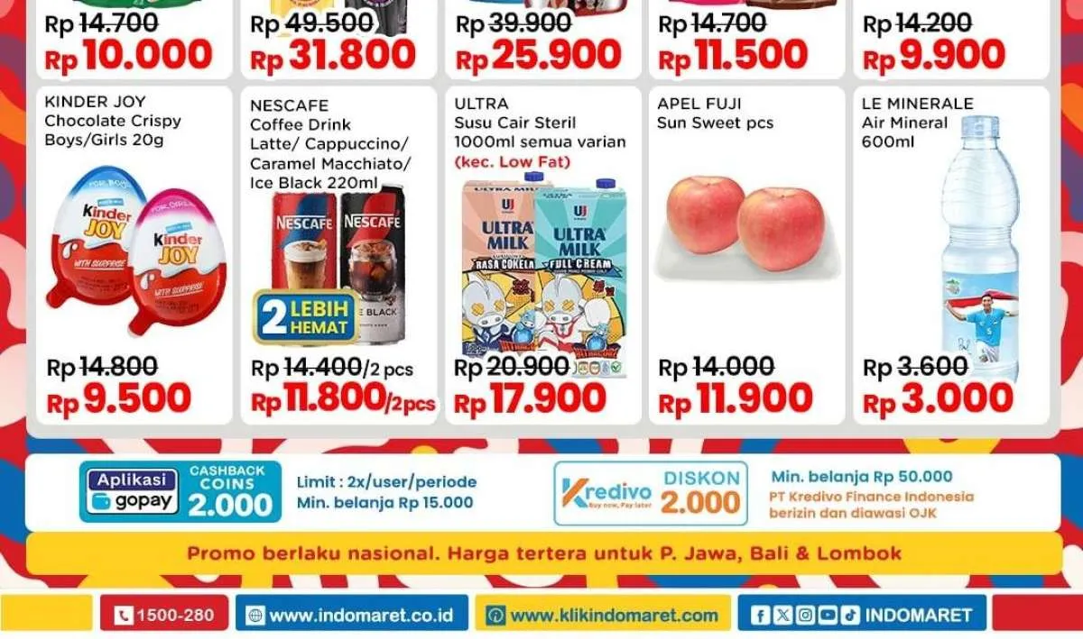 Promo Indomaret Weekend November 2024, Promo Ultra Milk & Nescafe Beli 2 Lebih Hemat