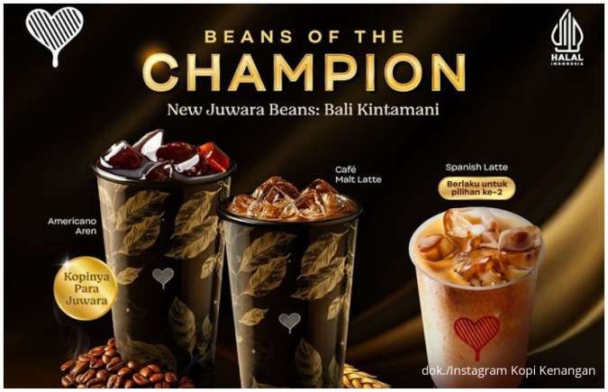 Promo Kopi Kenangan Beans of the Champion Series, Buy 2 Free 1 dan Buy 3 Free 1