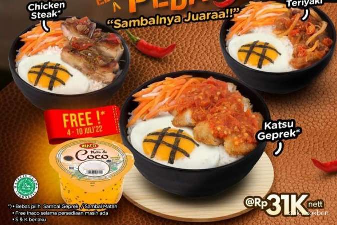Menu Spesial Hokben 4-10 Juli 2022, Menu Super Bowl Free Inaco Jadi Rp 31.000