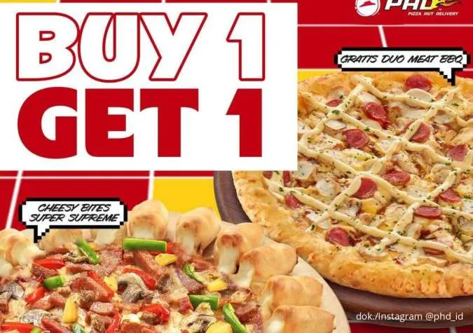 Promo Spesial Akhir Tahun! Nikmati Pizza Hut Buy 1 Get 1 Hemat Cuma 11-13 Desember