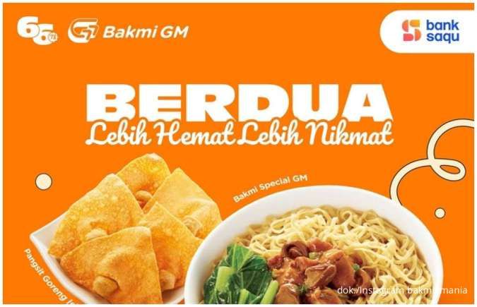 Promo Bakmi GM Berdua Lebih Hemat 24-26 Februari 2025, Makan Berdua Hanya Rp 66.000