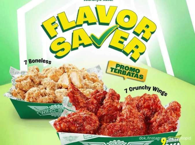 Promo Flavor Saver Wingstop 12–18 Januari, 14 Ayam Goreng Harga Bersahabat