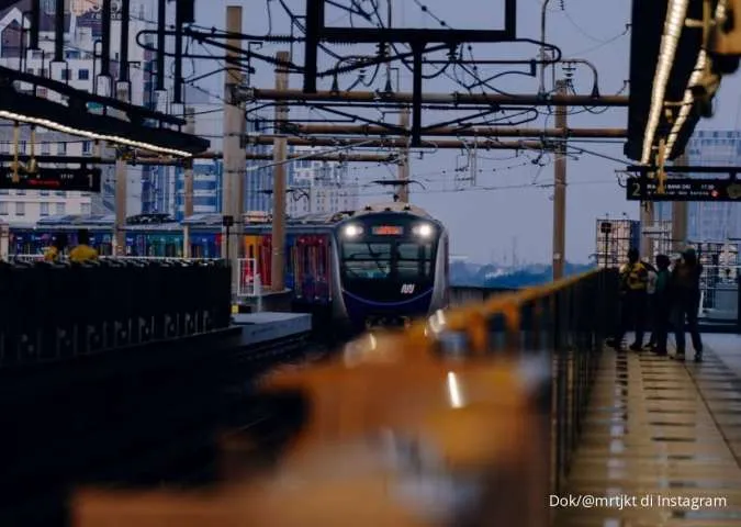 MRT Beroperasi Normal dengan Tarif Rp 1 tapi Tidak Berhenti di Stasiun Ini