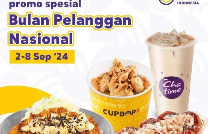 Promo Hari Pelanggan Nasional di HokBen dan Chatime, Harga Spesial di September 2024