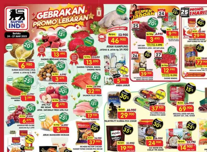 Katalog Promo Superindo Weekday Diskon hingga 40% Periode 24-27 Maret 2025