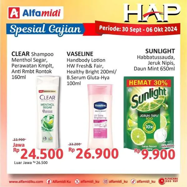 Promo Alfamidi Hemat Satu Pekan Periode 30 September-6 Oktpber 2024