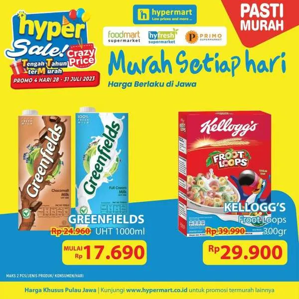 Katalog Harga Promo JSM Hypermart Terbaru 28-31 Juli 2023
