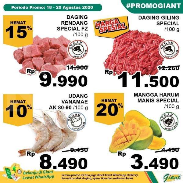 Promo Giant 18 � 20 Agustus 2020 