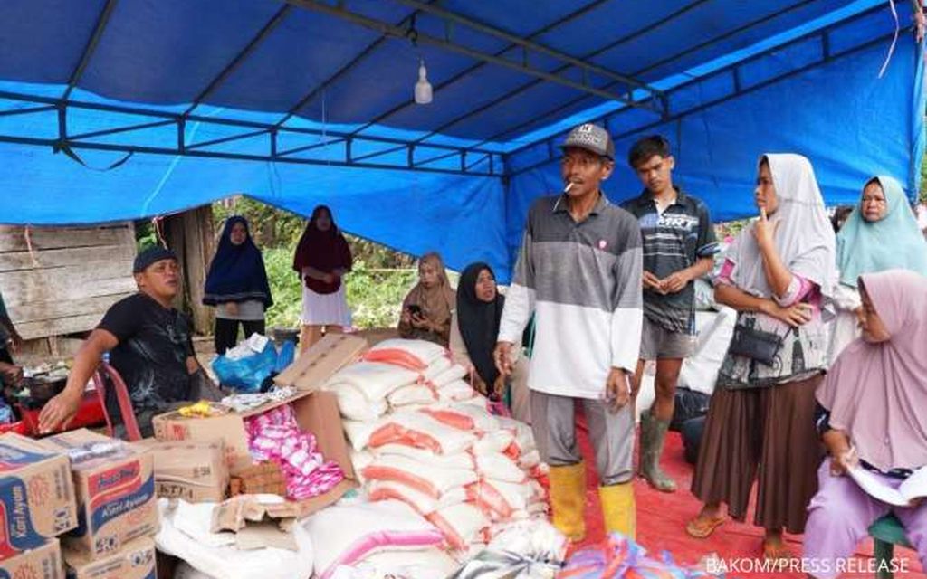  BNPB Pastikan 849 Ribu Pengungsi Tertangani 