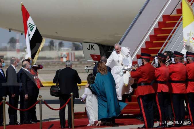 Paus Fransiskus tiba di Irak 
