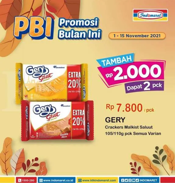 Promo Indomaret PBI (Promosi Bulan Ini) 1-15 November 2021