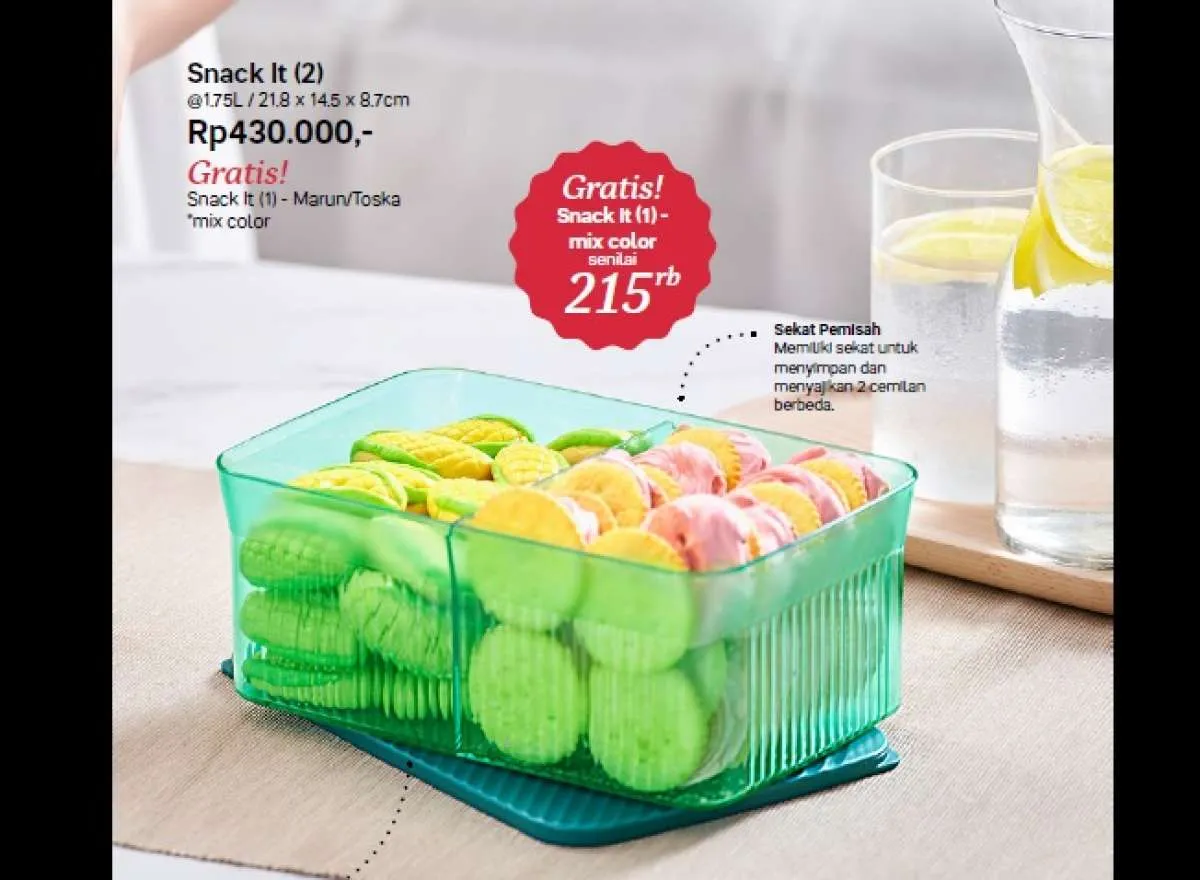 Inilah Pilihan Produk Beli 1 Gratis 1 Di Katalog Promo Tupperware November 2023