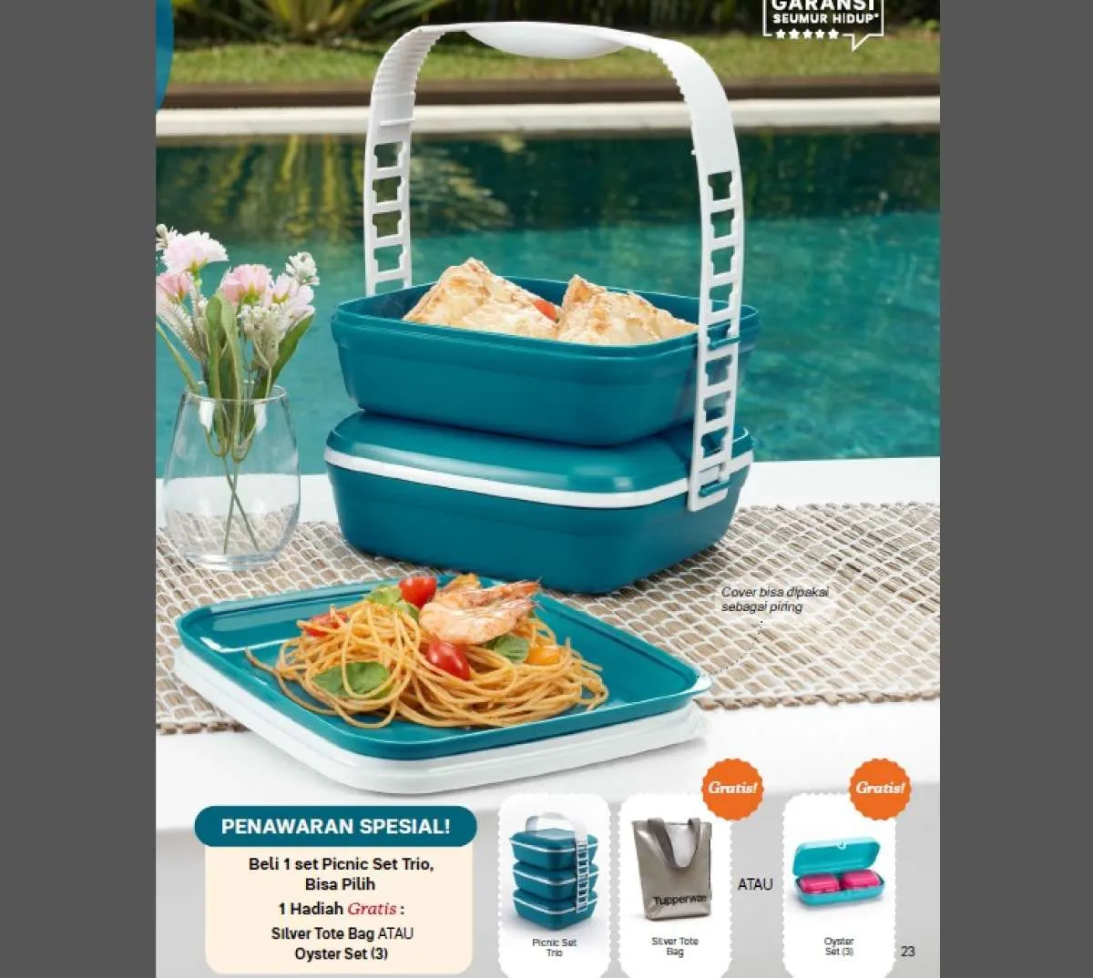 Katalog Promo Tupperware Agustus 2023, Ada Produk Gratis untuk Bekal Jalan-Jalan 