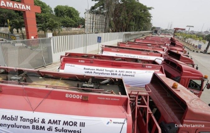Pertamina kirim bantuan mobil tangki dan 400 KL BBM ke Sulawesi
