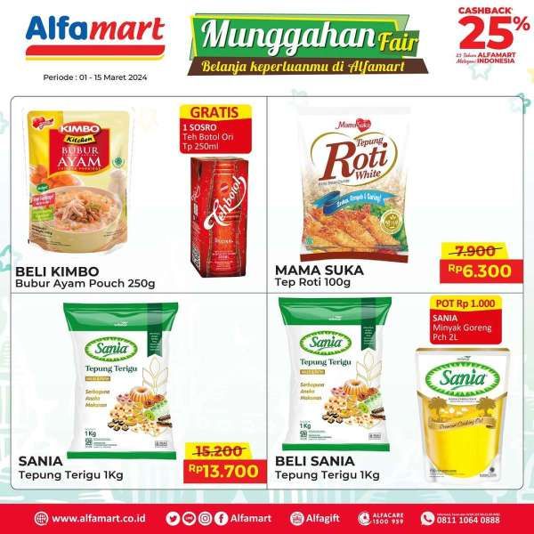 Promo Alfamart Jelang Ramadan s/d 15 Maret 2024, Tepung Terigu dan Santan Harga Hemat