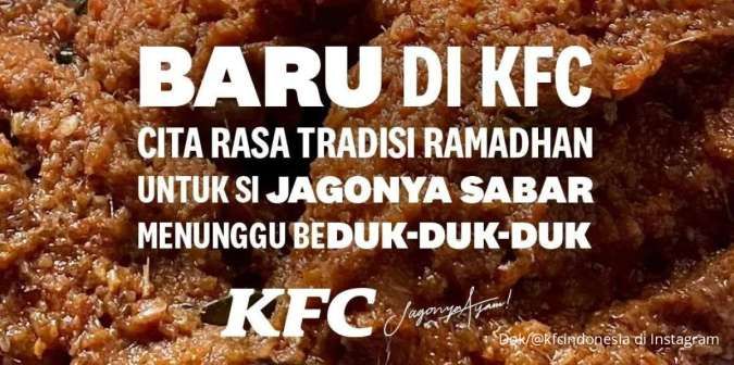 Promo KFC Terbaru Spesial Bulan Ramadhan Maret 2023, Lezatnya Menu Cita Rasa Lokal