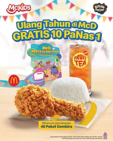 Promo McD Ulang Tahun