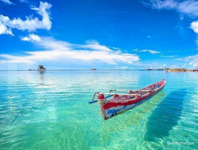 Seperti di Maldive, berwisata ke Pulau Bawah pakai Seaplane