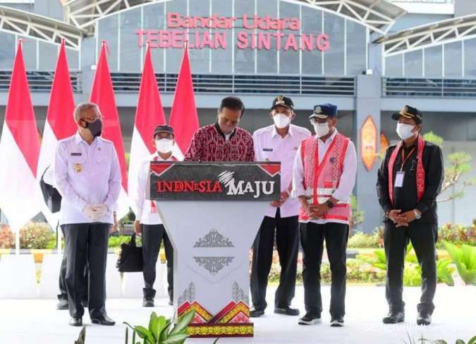 Jokowi: Bandara Tebelian akan mendorong sentra ekonomi baru