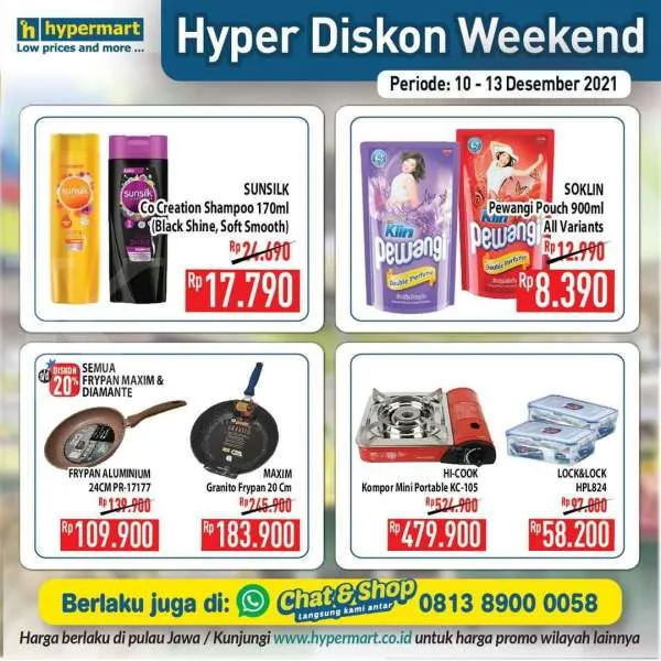 Promo Hypermart Hyper Diskon Weekend 10-13 Desember 2021