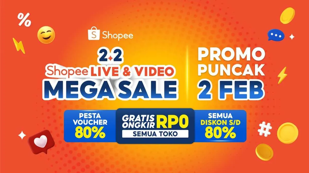 2.2 Shopee Live&Video Mega Sale Jadi Langkah Awal Perkuat Dukungan terhadap Ekosistem