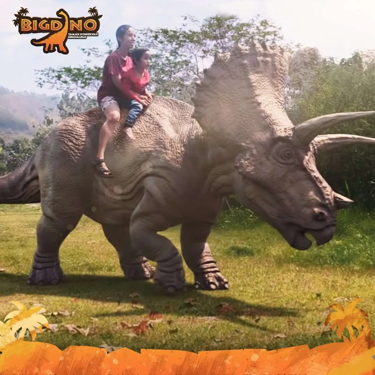 Taman digital konservasi dinosaurus Bigdino Lembang, pas buat liburan anak-anak