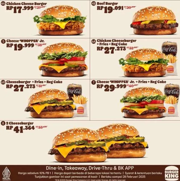 Kupon Januari 2025 Promo Burger King