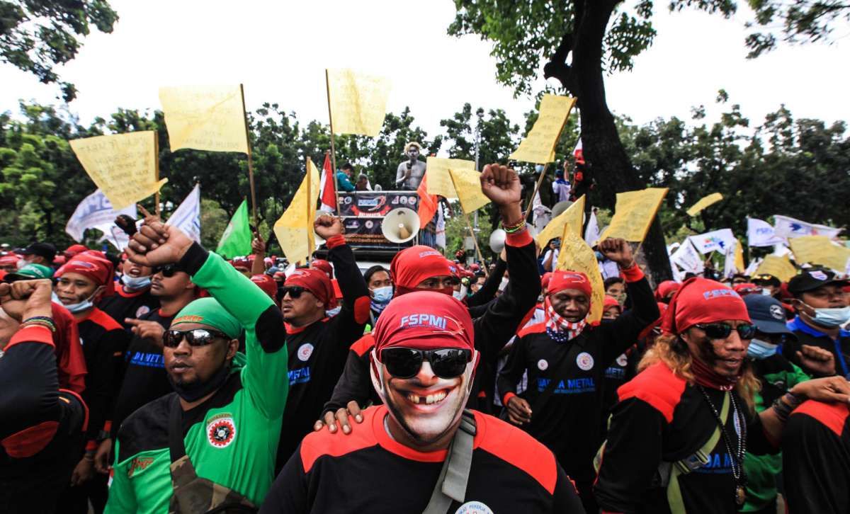 Buruh tolak UMP DKI Jakarta