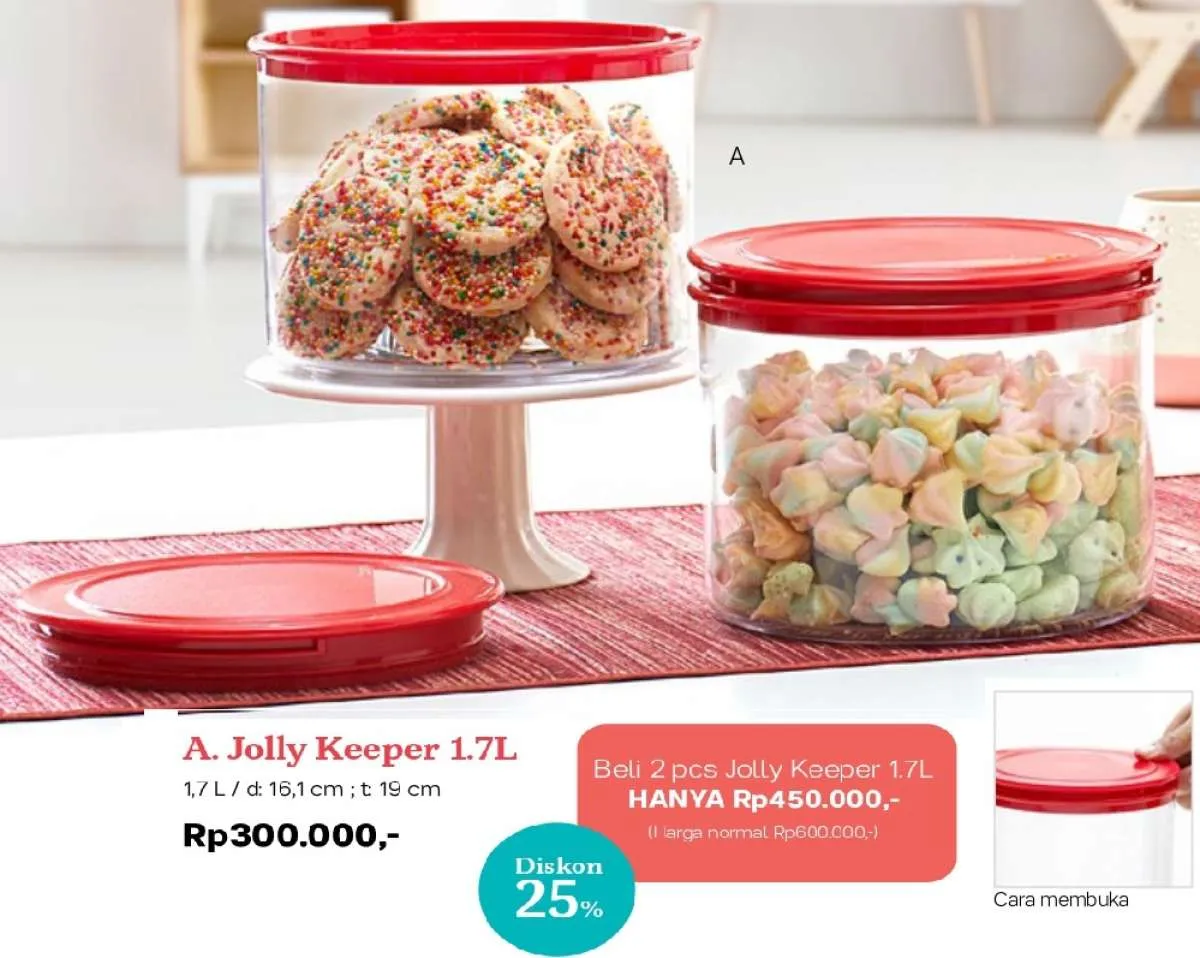 Harga murah paket BYO, tumbler Infused dll di promo Tupperware Januari 2021