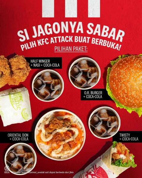 Promo KFC Attack di Bulan Ramadhan Maret 2023