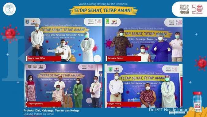 Nestle Indonesia gelar program vaksinasi gotong royong serentak di 4 lokasi