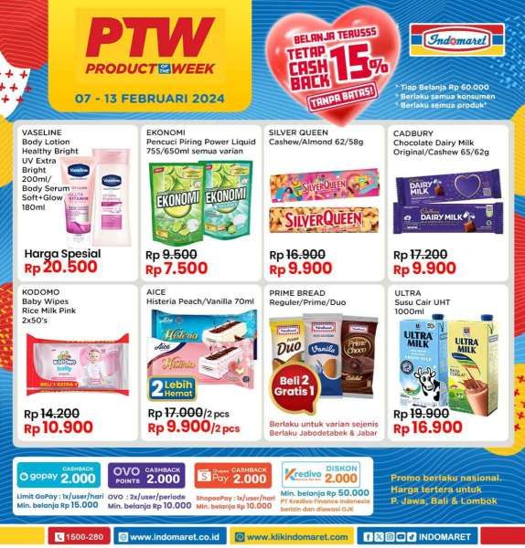 Promo Indomaret PTW (Product of The Week) 7-13 Februari 2024