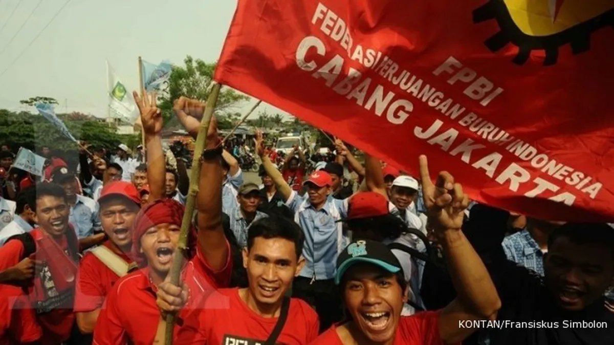 9.700 polisi amankan aksi 5000 buruh hari ini