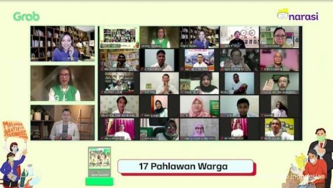 Grab Berikan Apresiasi Rp 170 Juta untuk 17 Pahlawan Warga Pilihan Netizen