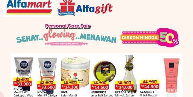 Promo Alfamart Terbaru 30 Oktober 2023, Produk Perawatan Tubuh Diskon 50% di Alfagift