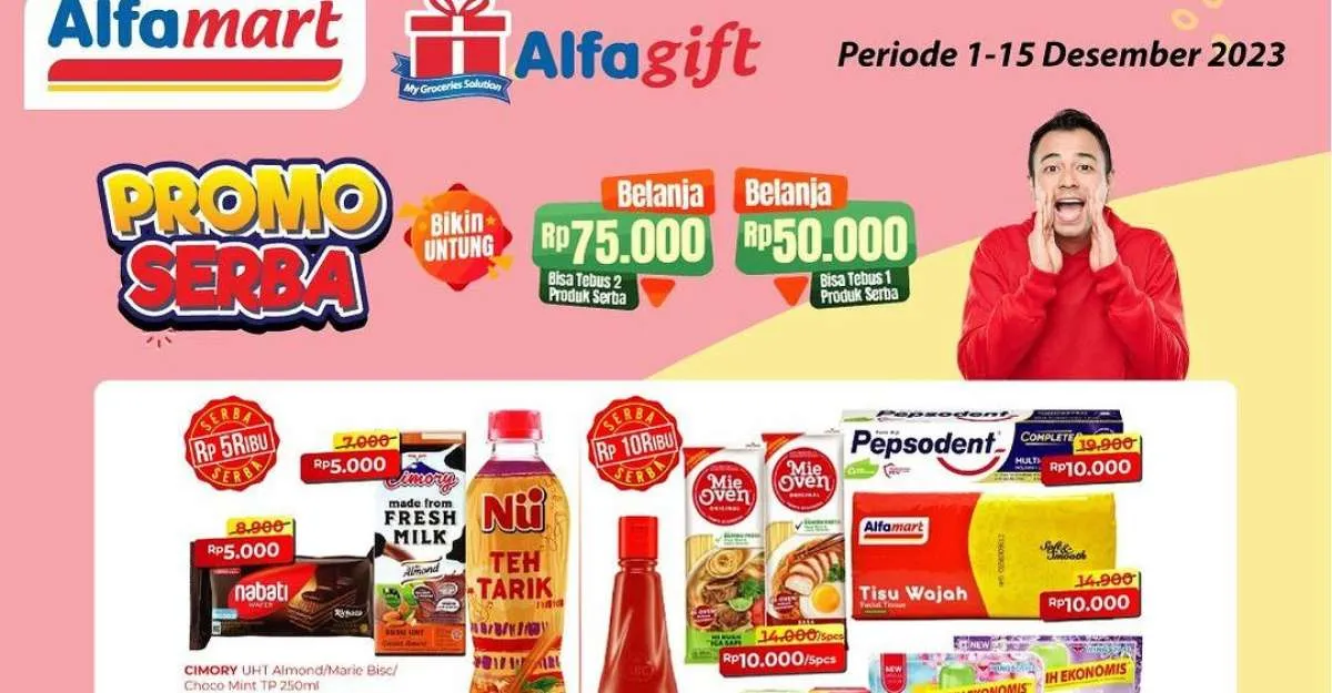 Promo Alfamart Serba Rp 5.000, Promo Paling Murah Berakhir Hari Ini 7 Desember 2023